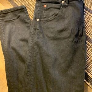 Hudson black jeans, Collin flap
